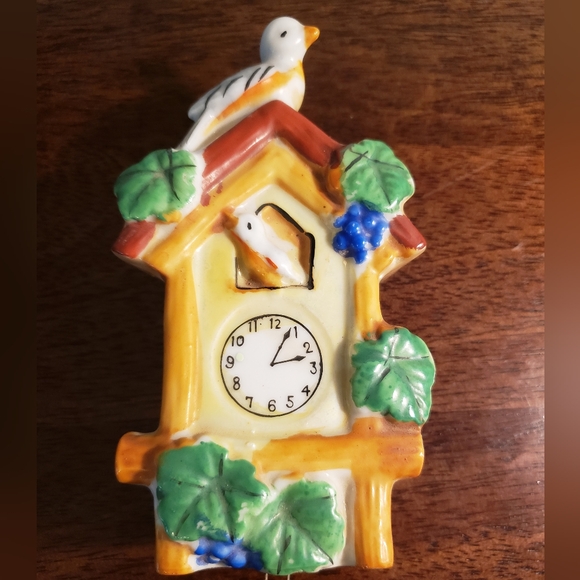 Vintage Cuckoo Clock Wall Vase Japan - Picture 2 of 10